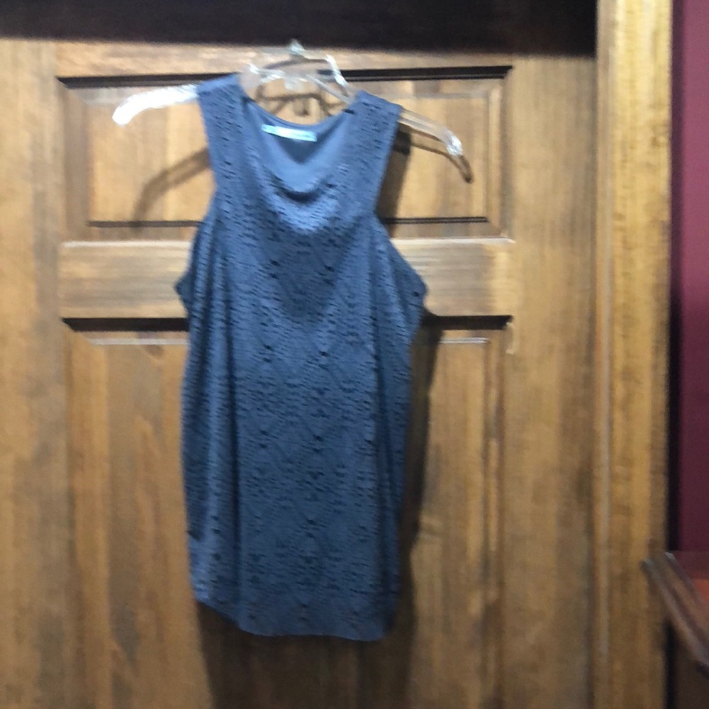 Maurices Navy Lace Sleeveless Top